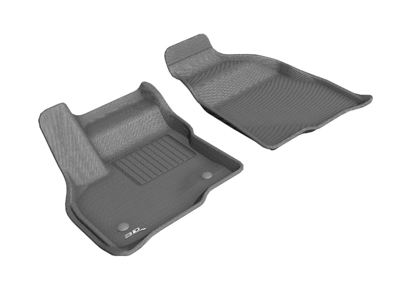 3D MAXpider 2017-2020 Chevrolet Bolt Ev Kagu 1st Row Floormat - Gray - ACEL1CH08711501