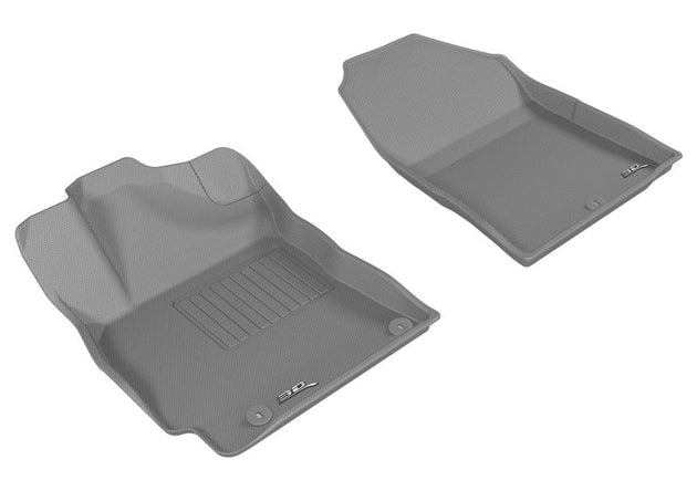 3D MAXpider 2017-2020 Hyundai Elantra Kagu 1st Row Floormat - Gray - ACEL1HY07111501