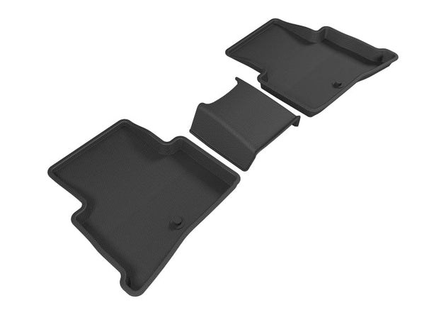 3D MAXpider 2017-2020 Kia Sportage Kagu 2nd Row Floormats - Black - ACEL1KA04021509