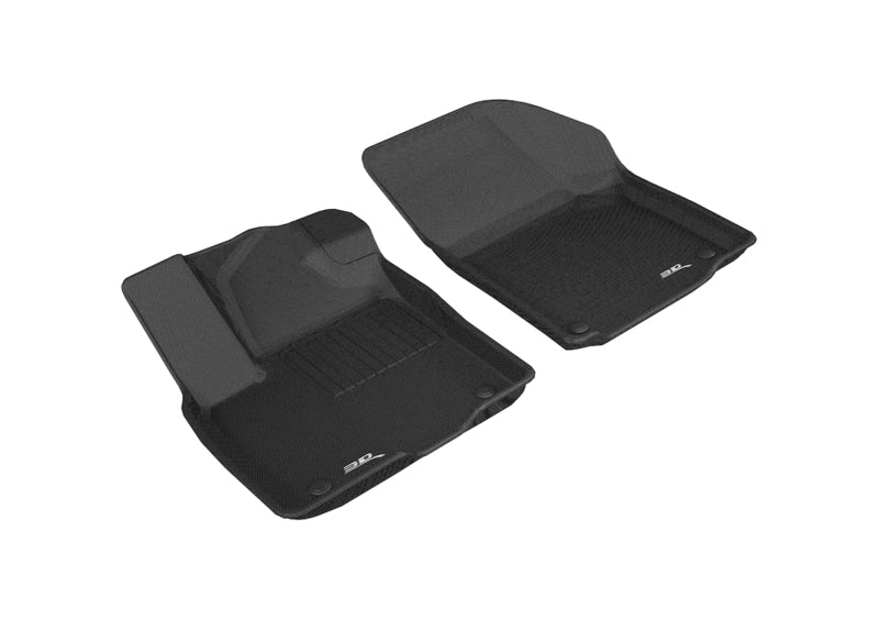 3D MAXpider 2018-2019 Volkswagen Atlas Kagu 1st Row Floormat - Black - ACEL1VW08411509