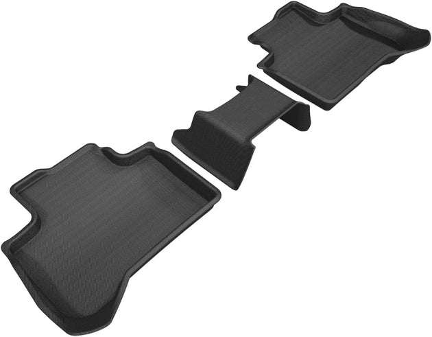 3D MAXpider 2018-2020 BMW X3 (G01)/X4 (G02) Kagu 2nd Row Floormats - Black - ACEL1BM09221509