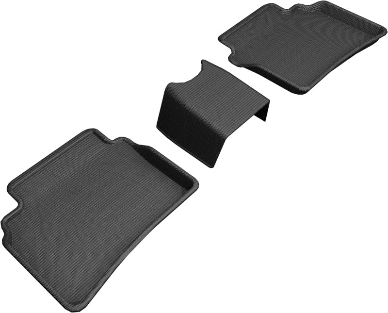 3D MAXpider 2018-2020 Buick Regal Kagu 2nd Row Floormats - Black - ACEL1BC03921509