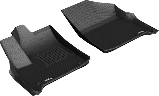 3D MAXpider 2018-2020 Chevrolet Traverse Kagu 1st Row Floormat - Black - ACEL1CH08611509