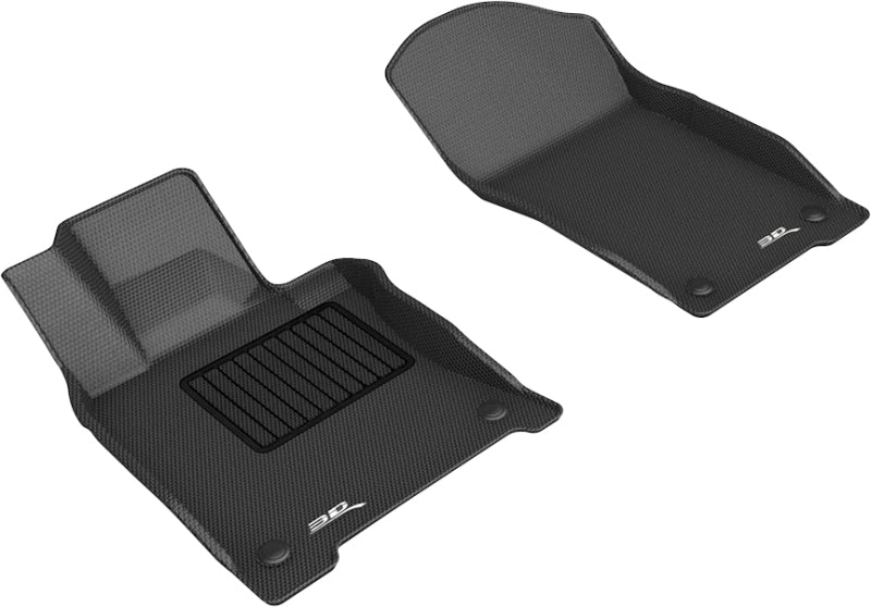 3D MAXpider 2018-2020 Infiniti Q50/Q60 Kagu 1st Row Floormat - Black - ACEL1IN03011509