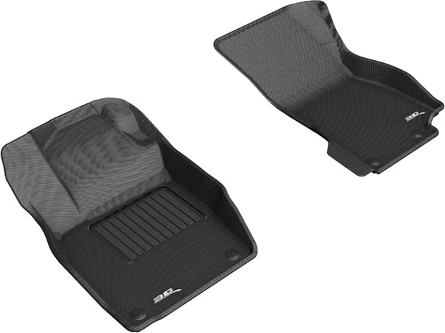 3D MAXpider 2019-2020 Audi A8L Kagu 1st Row Floormat - Black - ACEL1AD05011509