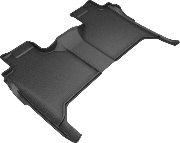 3D MAXpider 2019-2020 GMC/Chevrolet Sierra 1500/Silverado 1500 Kagu 2nd Row Floormats - Black - ACEL1GM02421509