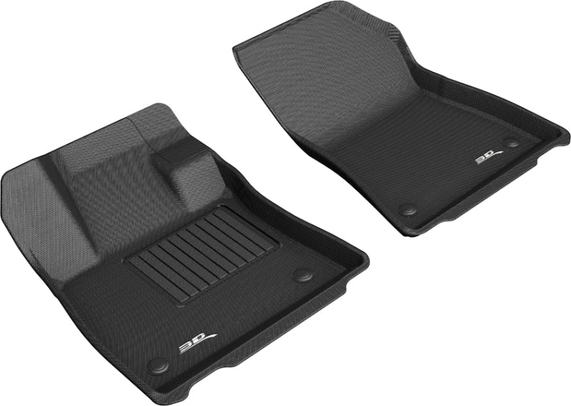 3D MAXpider 2019-2020 Infiniti QX50 Kagu 1st Row Floormat - Black - ACEL1IN03111509