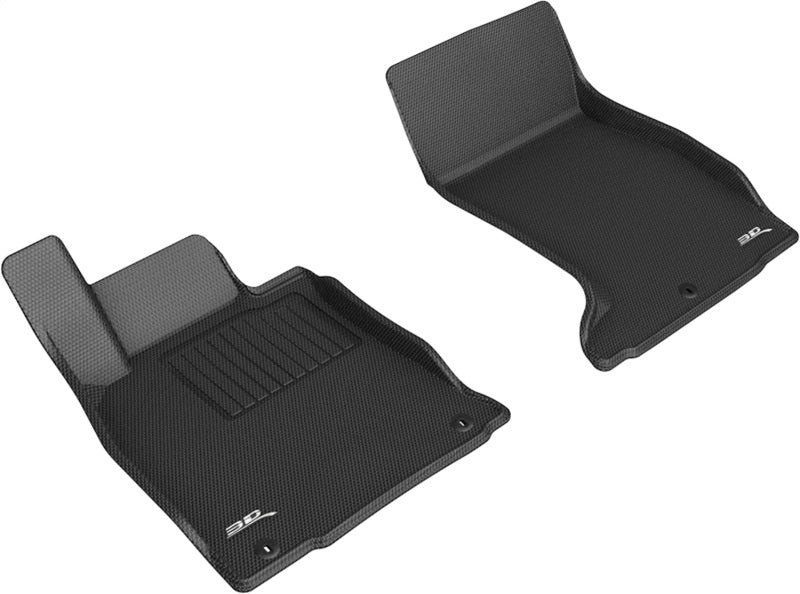 3D MAXpider 2019-2023 Genesis G70 AWD Kagu 1st Row Floormat - Black - ACEL1GS00411509