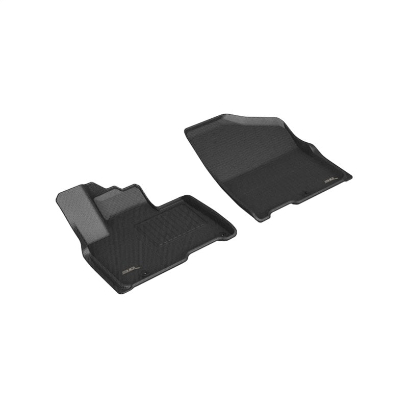 3D MAXpider 2022 Kia Carnival Kagu 1st Row Floormat - Black - ACEL1KA06411509